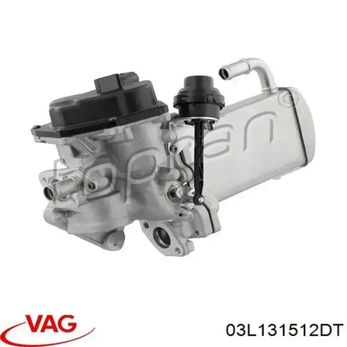 Радіатор системи EGR рециркуляції вихлопних газів VAG 03L131512DT ціна, від 113.99 USD