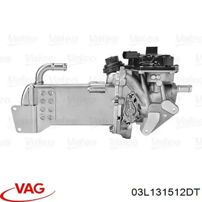 Купити 03L131512DT VAG Радіатор системи EGR рециркуляції вихлопних газів