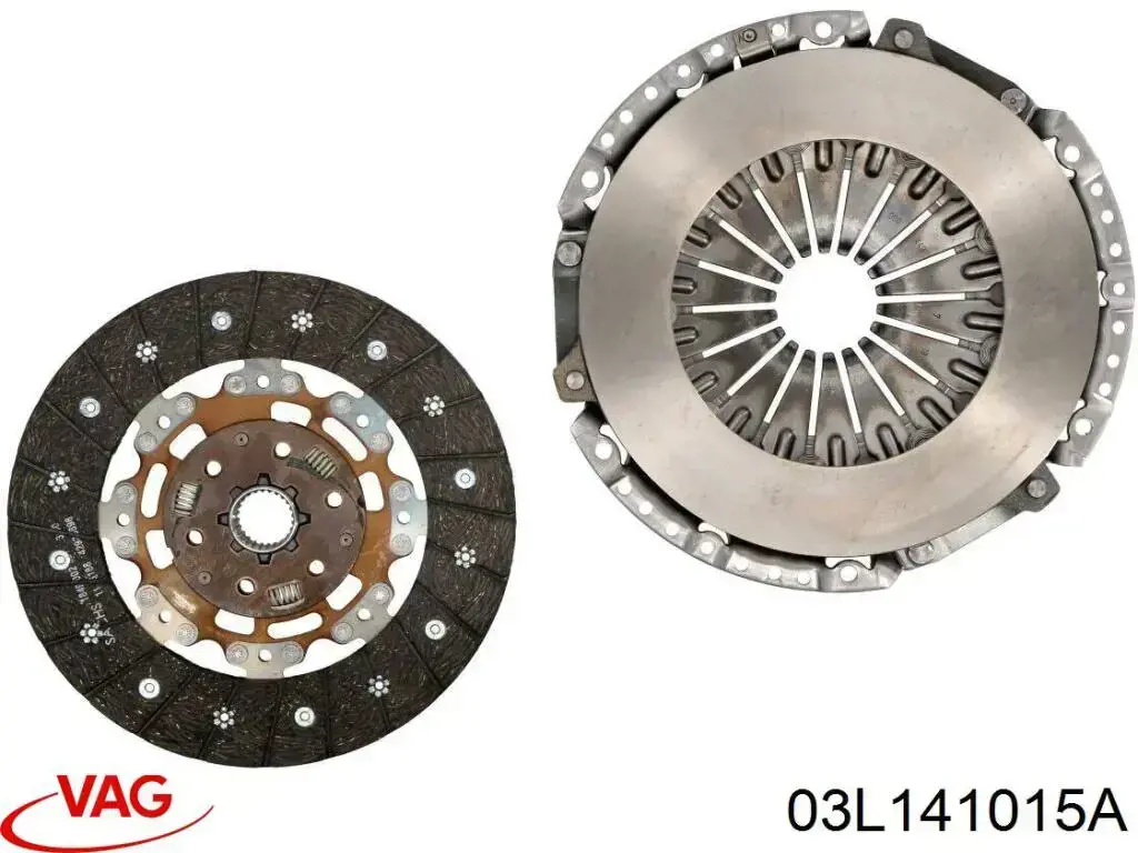Комплект зчеплення (3 частини) VAG 03L141015A ціна, від 249.77 USD