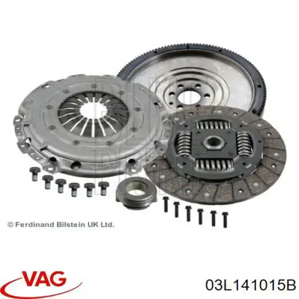 Комплект зчеплення (3 частини) VAG 03L141015B ціна, від 256.91 USD