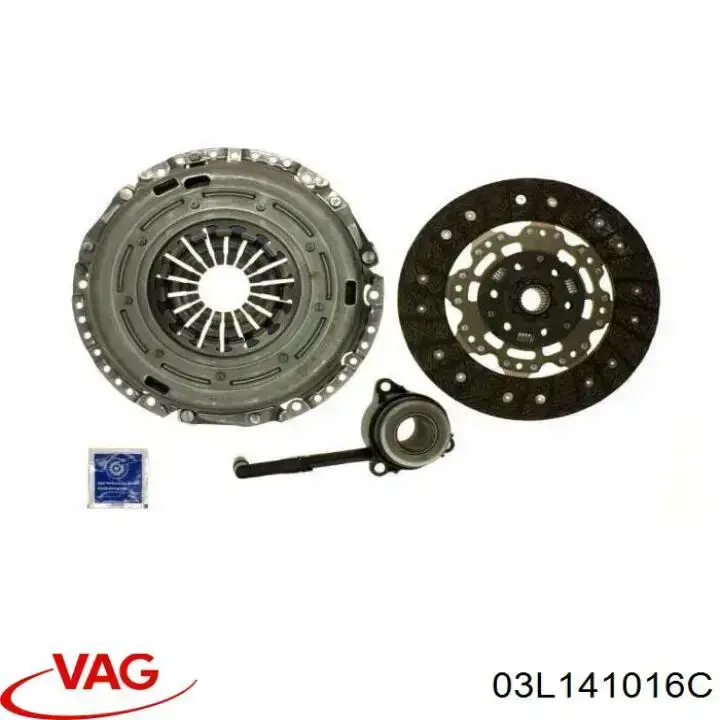 Купити 03L141016C VAG Комплект зчеплення (диск, корзина, підшипник)