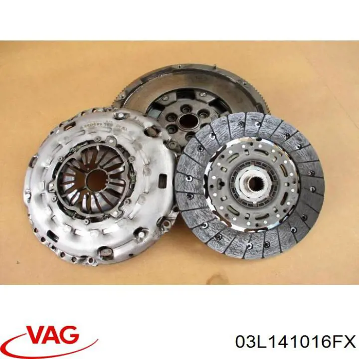 03L141016FX VAG комплект зчеплення (3 частини)
