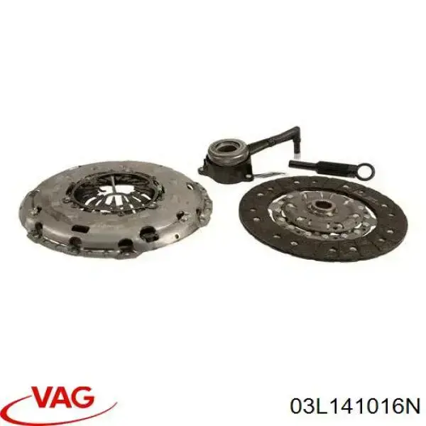 Купити 03L141016N VAG Комплект зчеплення (диск, корзина, підшипник)