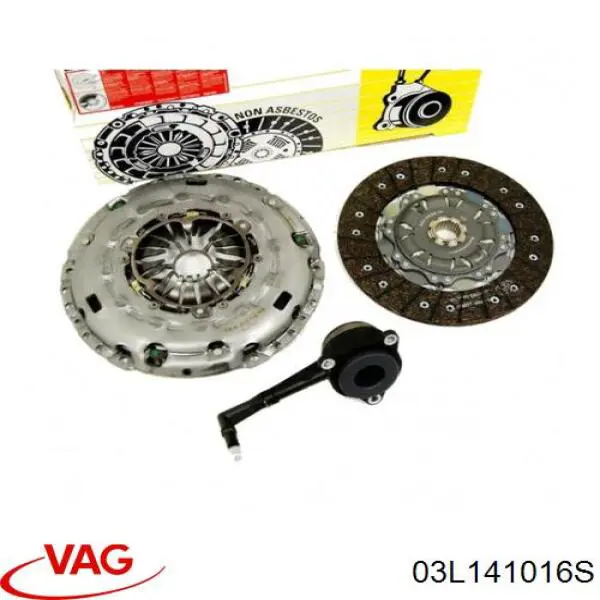 Комплект зчеплення (3 частини) VAG 03L141016S ціна, від 207.08 USD