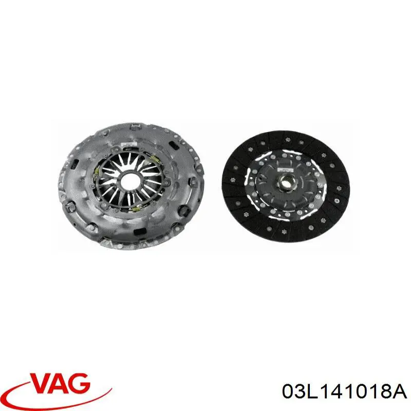 03L141018AV VAG комплект зчеплення (3 частини)