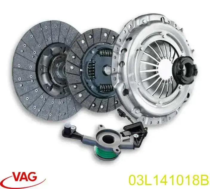 03L141018BX VAG комплект зчеплення (3 частини)