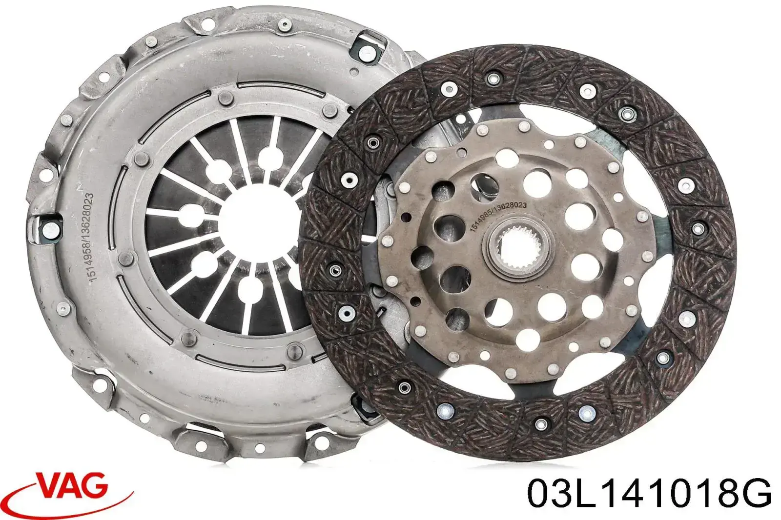 Купити 03L141018G VAG Комплект зчеплення (диск, корзина, підшипник)