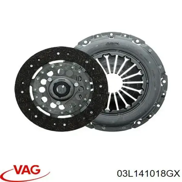 Купити 03L141018GX VAG Комплект зчеплення (диск, корзина, підшипник)