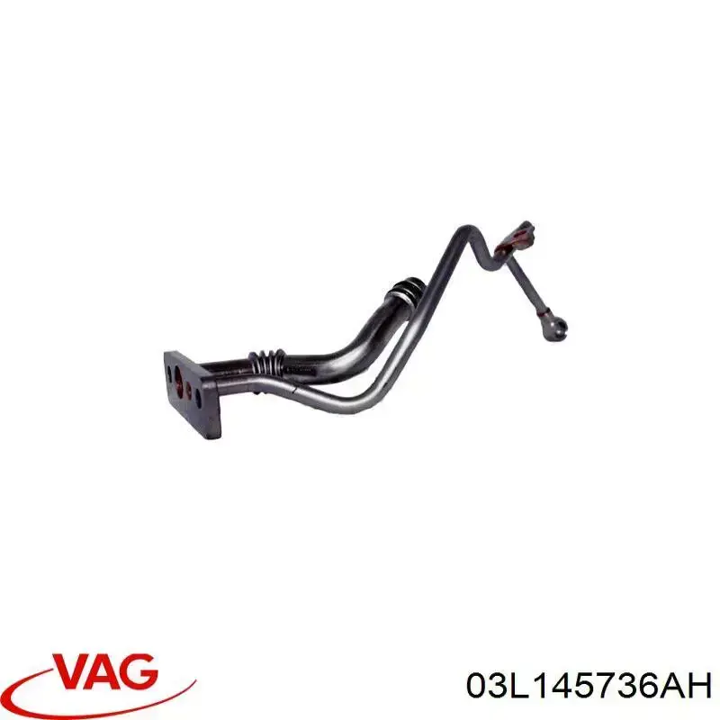 Трубка/шланг подачі масла до турбіни VAG 03L145736AH ціна, від 36.16 USD