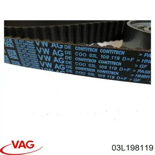 Ремкомплект ГРМ VAG 03L198119