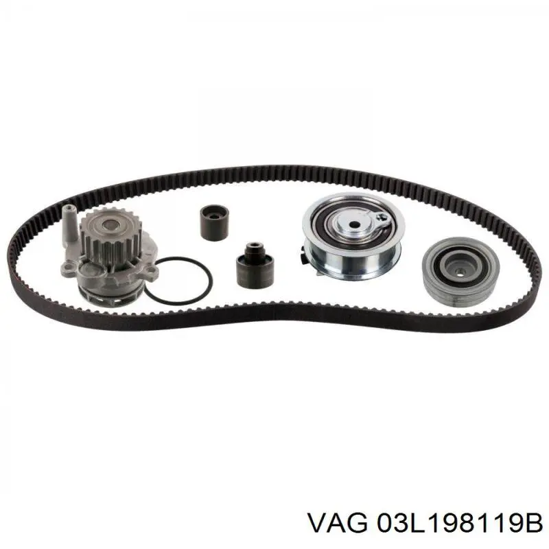 Комплект ГРМ 03L198119B VAG
