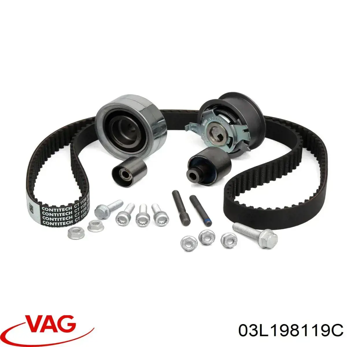 Комплект ГРМ 03L198119C VAG