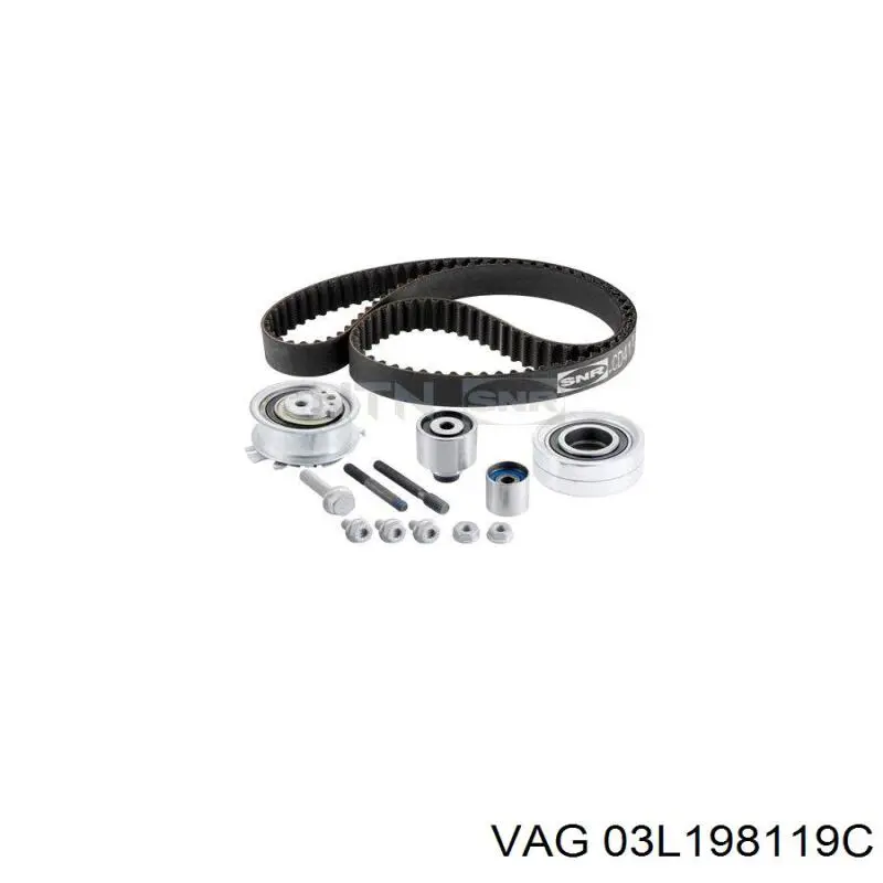 Комплект ГРМ VAG 03L198119C ціна, від 153.52 USD