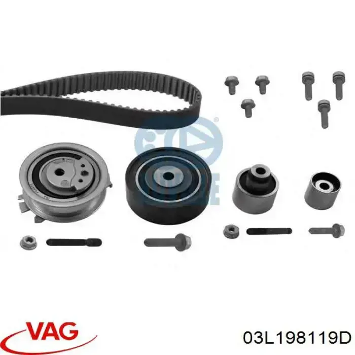 Ремкомплект ГРМ VAG 03L198119D