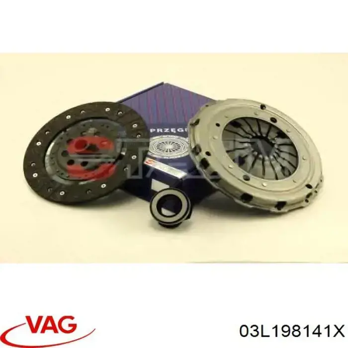 Комплект зчеплення (3 частини) VAG 03L198141X ціна, від 252.79 USD