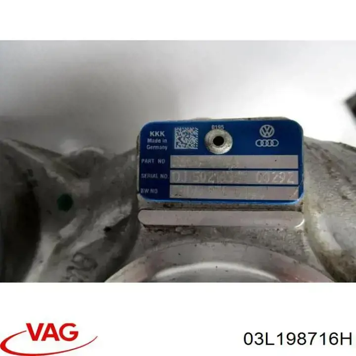 Модуль керування турбіною VAG 03L198716T ціна, від 402.84 USD