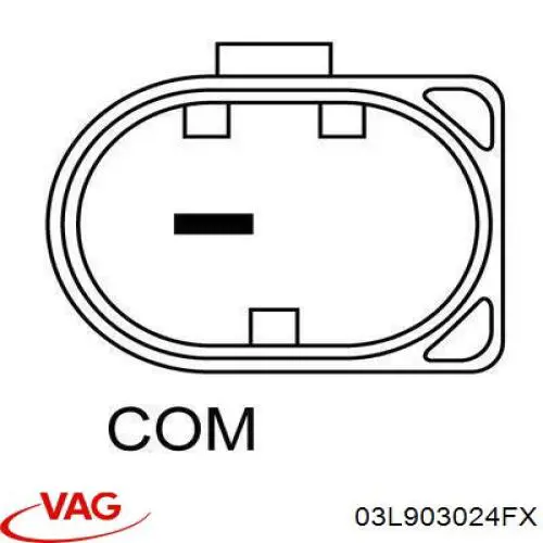 Купити 03L903024FX VAG Генератор