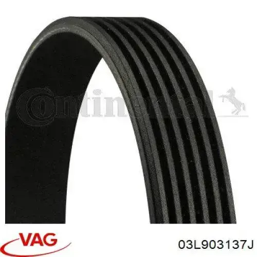 Ремінь генератора 03L903137J VAG