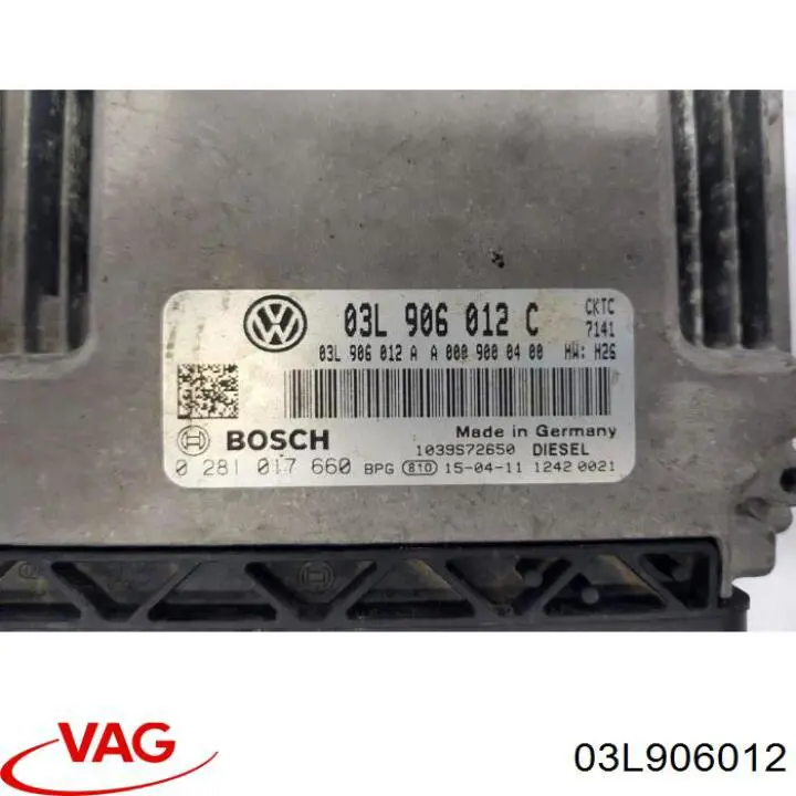 03L906012 VAG Блок електронного управління