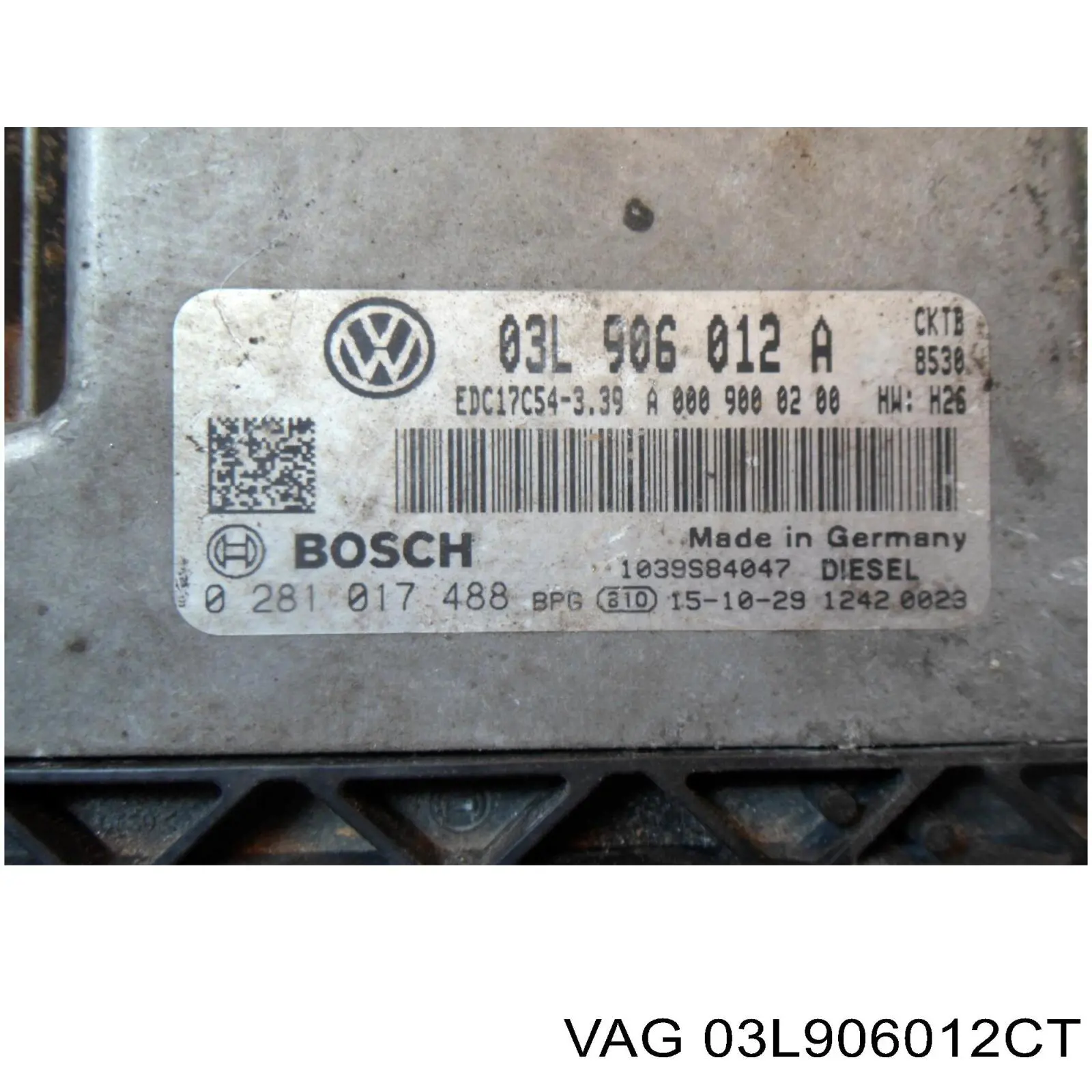 ЕБУ VAG 03L906012CT ціна, від 1853.41 USD