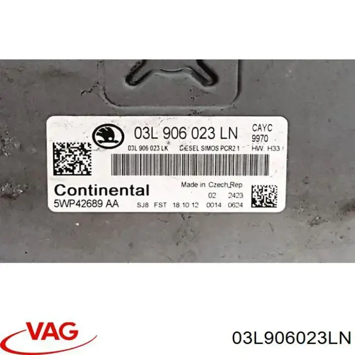 ЕБУ VAG 03L906023LN ціна, від 114.02 USD