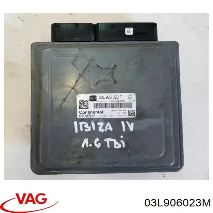 Модуль (блок) керування (ЕБУ) двигуном 03L997024KX VAG