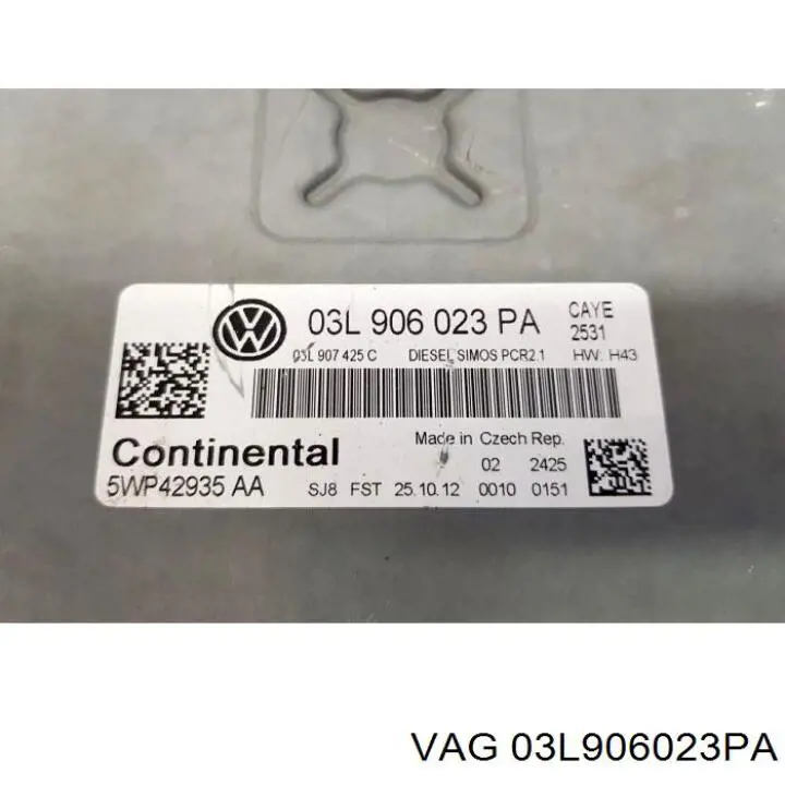 ЕБУ VAG 03L906023TB ціна, від 380.10 USD