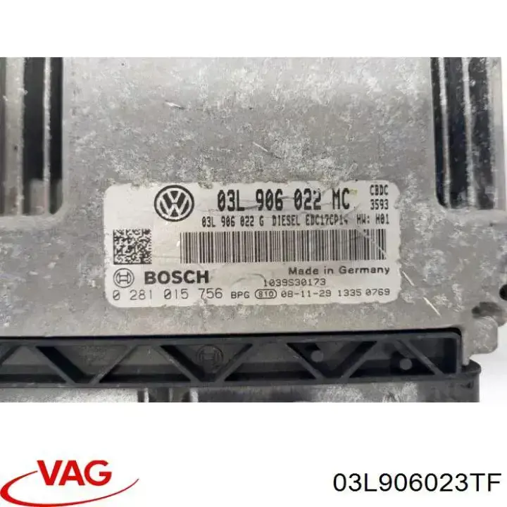 ЕБУ VAG 03L906023TF ціна, від 188.77 USD