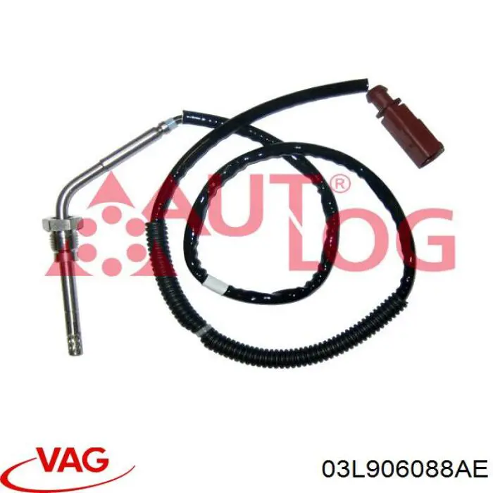 03L906088AE VAG Датчик температури відпрацьованих газів (ВГ), перед фільтром сажі