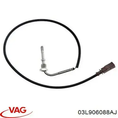 Купити 03L906088AJ VAG Датчик температури відпрацьованих газів (ВГ), перед фільтром сажі