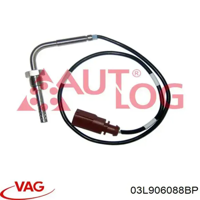 03L906088BP VAG Датчик температури відпрацьованих газів (ВГ), фільтр сажі