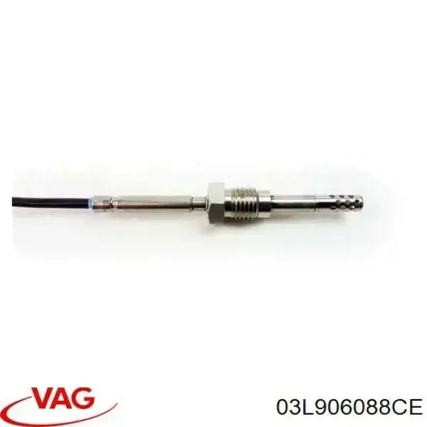 Купити 03L906088CE VAG Датчик температури відпрацьованих газів (ВГ), після фільтра сажі