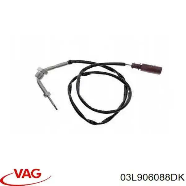 03L906088DK VAG датчик температури відпрацьованих газів (вг, перед фільтром сажі)