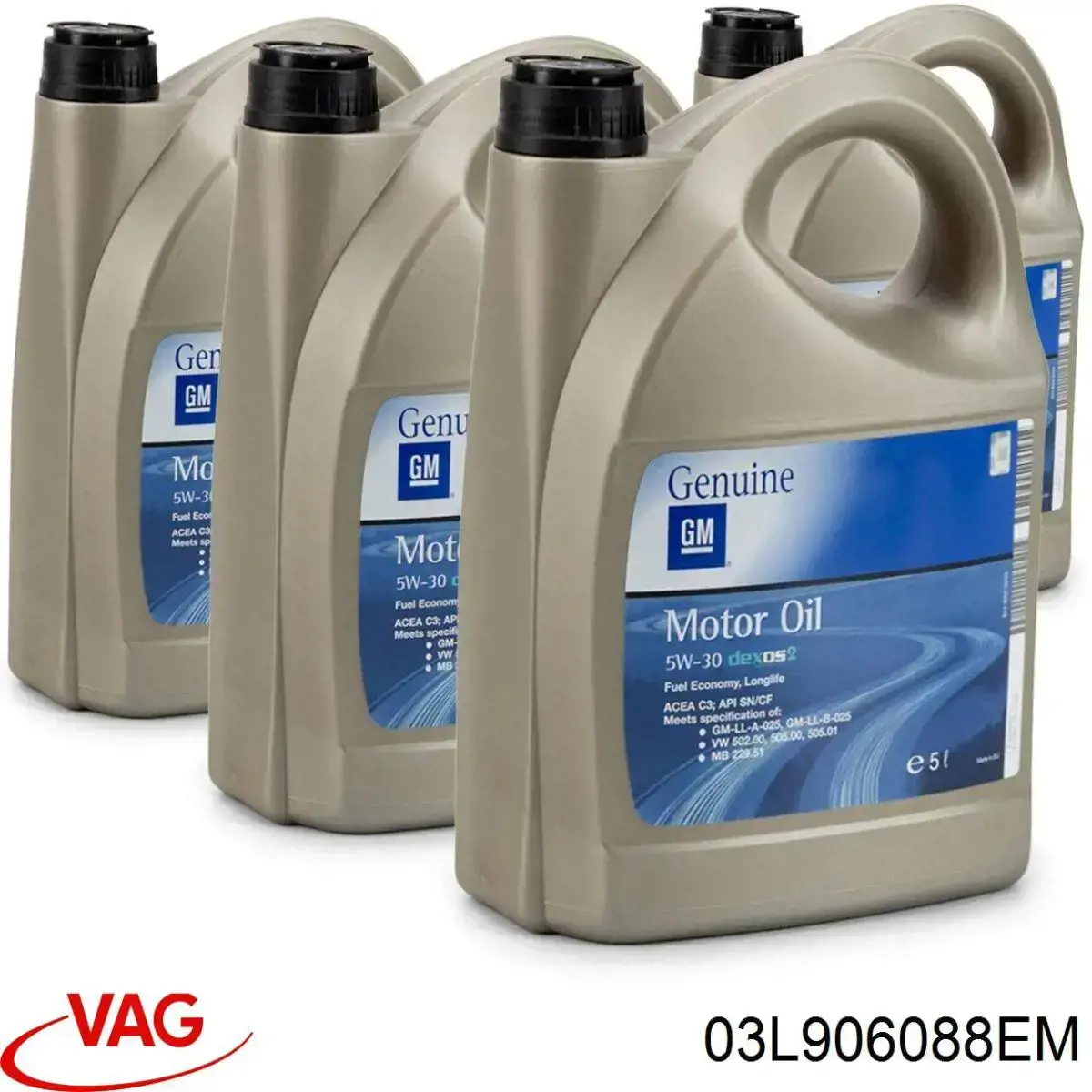 Купити 03L906088EM VAG Датчик температури відпрацьованих газів (ВГ), перед турбіною