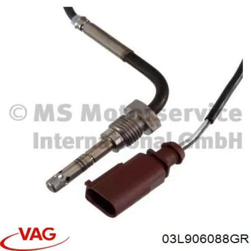 Купити 03L906088GR VAG Датчик температури відпрацьованих газів (ВГ), перед фільтром сажі