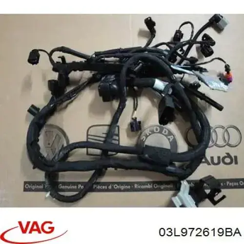 03L972619BA VAG Електропроводка моторного віддсіка