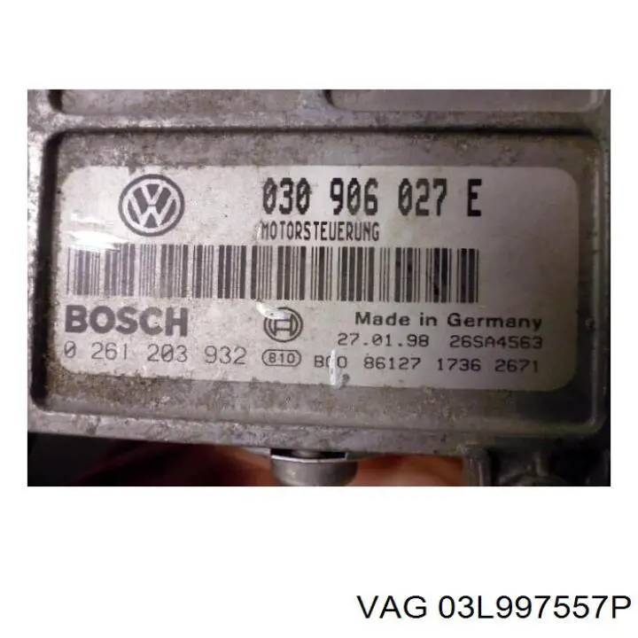 03L997557P VAG Блок електронного управління