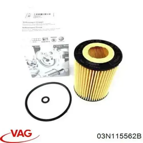 Масляний фільтр двигуна VAG 03N115562B ціна, від 12.79 USD