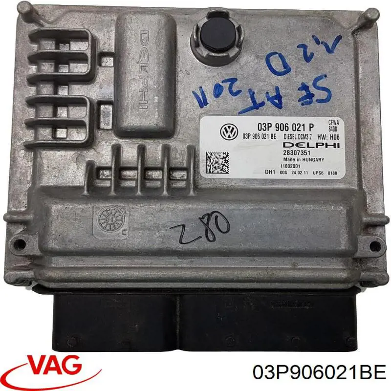 Купити 03P906021BE VAG Модуль управління двигуном