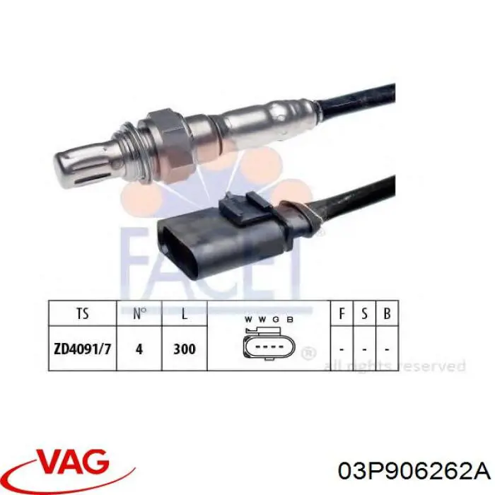  VAG 03P906262A ціна, від 84.63 USD