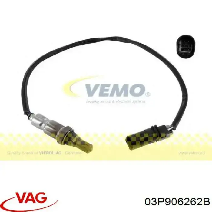 Лямбдазонд, датчик кисню до каталізатора VAG 03P906262B ціна, від 69.87 USD