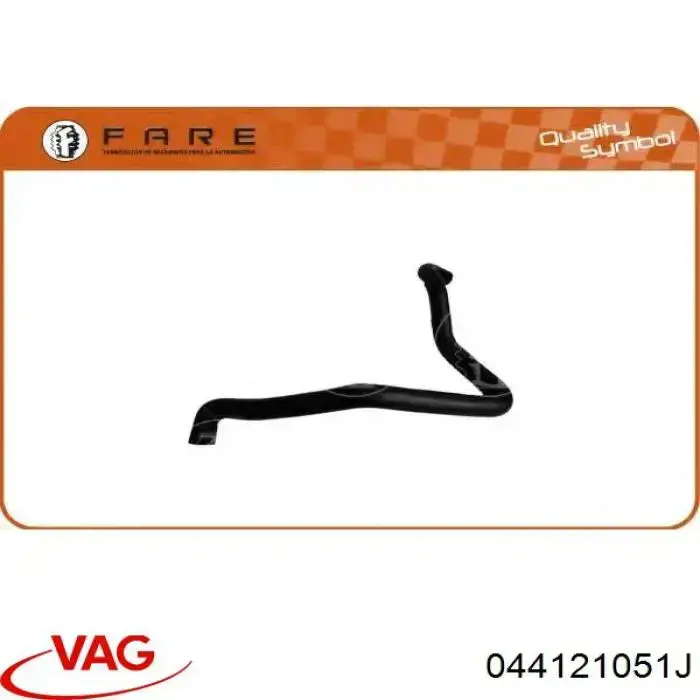044121051F VAG Шланг/патрубок радіатора охолодження, нижній