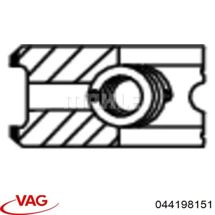 Кільця поршневі на 1 циліндр, STD. VAG 044198151 ціна, від 14.60 USD
