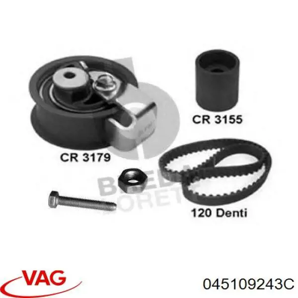 045109243C VAG Ролик натягувач