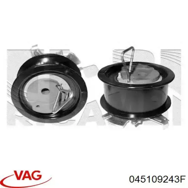 Ролик натяжителя ременя газорозподілу VAG 045109243F ціна, від 50.04 USD