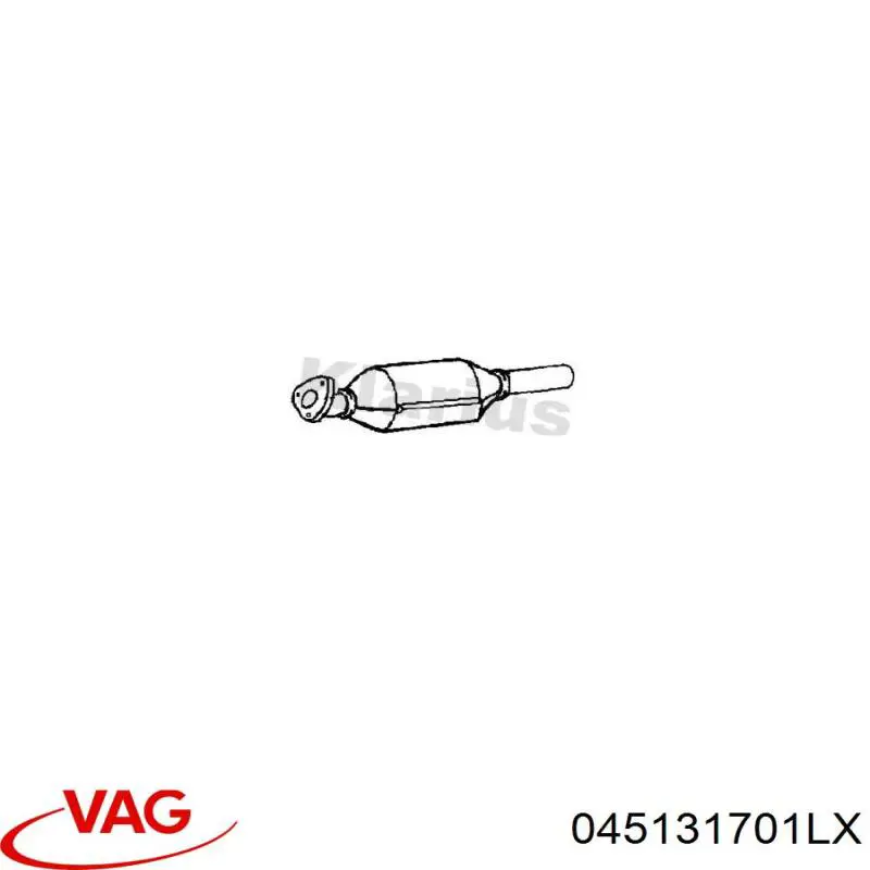 Конвертор-каталізатор Ford 1726453