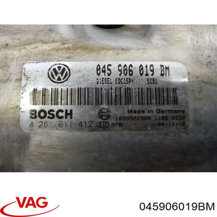 Електронний блок керування двигуном 0281011412 VAG