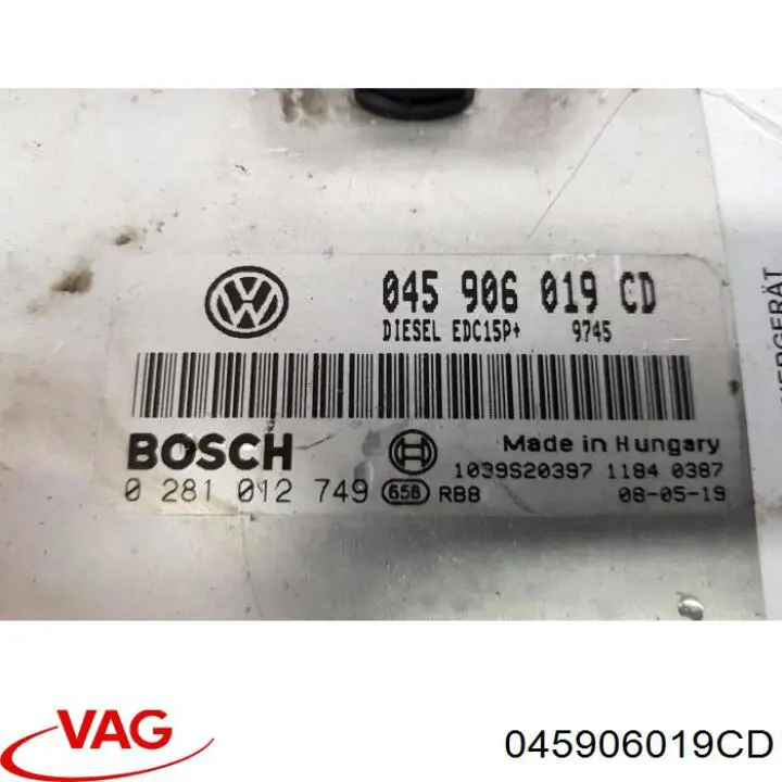 ЕБУ VAG 0281012749 ціна, від 12.71 USD