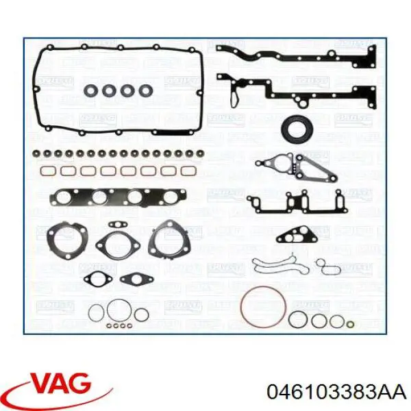 Прокладка головки блока циліндрів (ГБЦ) 046103383AA VAG