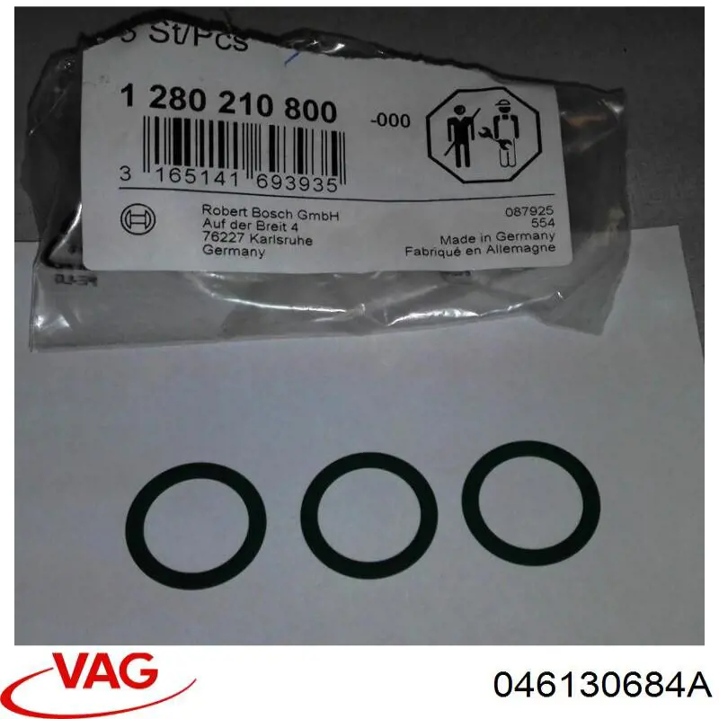 Ущільнювач паливного насосу Renault (RVI) 5001833023 ціна, від 1.04 USD
